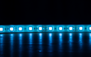 What is the LED light strip and how is it generally used?