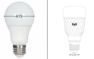 E26 vs A19 – What’s the Difference-YEELIGHT