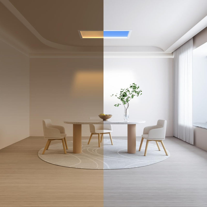 Skylight installed in the ceiling
